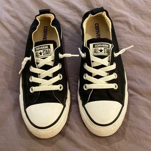Women Shoreline Slip On Black White Sneakers